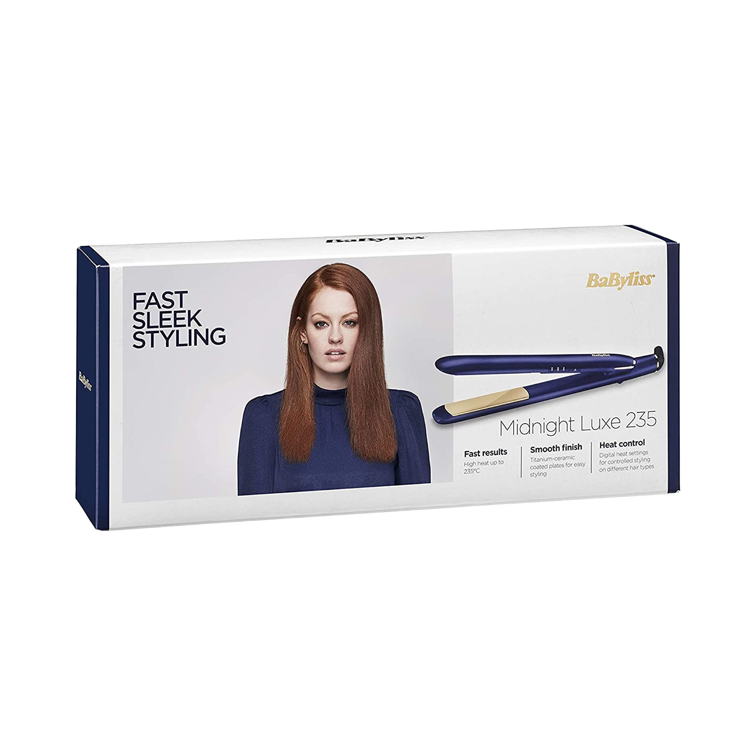 BaByliss Luxe hair straightener, imported from the UK