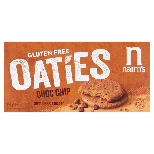Nairn's Gluten Free Oaties Choc Chip 160g GOODS Sainsburys   