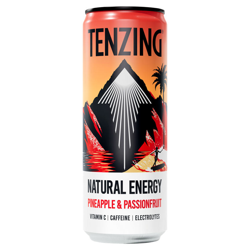 Tenzing Natural Energy Pineapple & Passionfruit 330ml