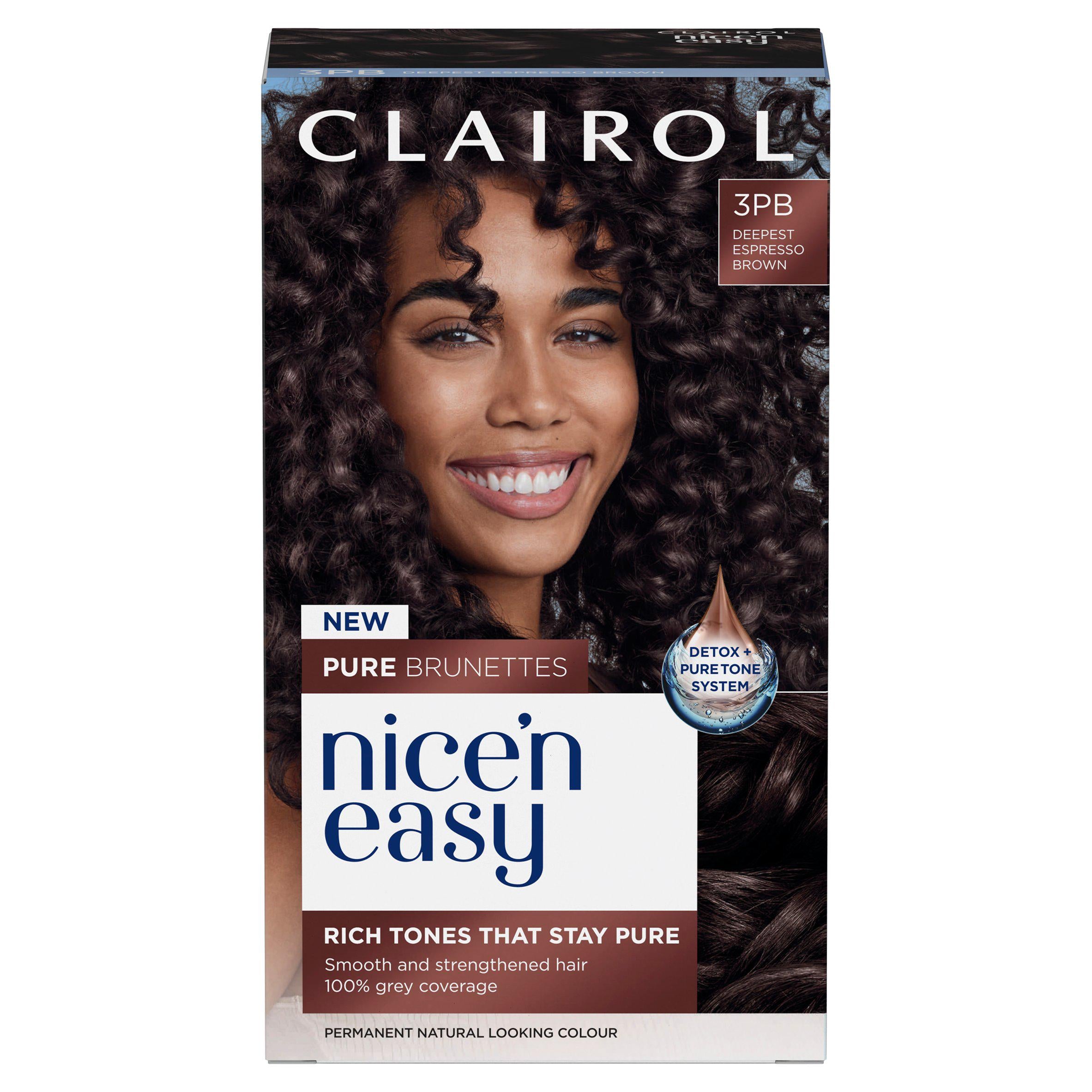 Clairol Pure Brunettes Nice'n Easy 3PB Deep Mocha Brown GOODS Sainsburys   