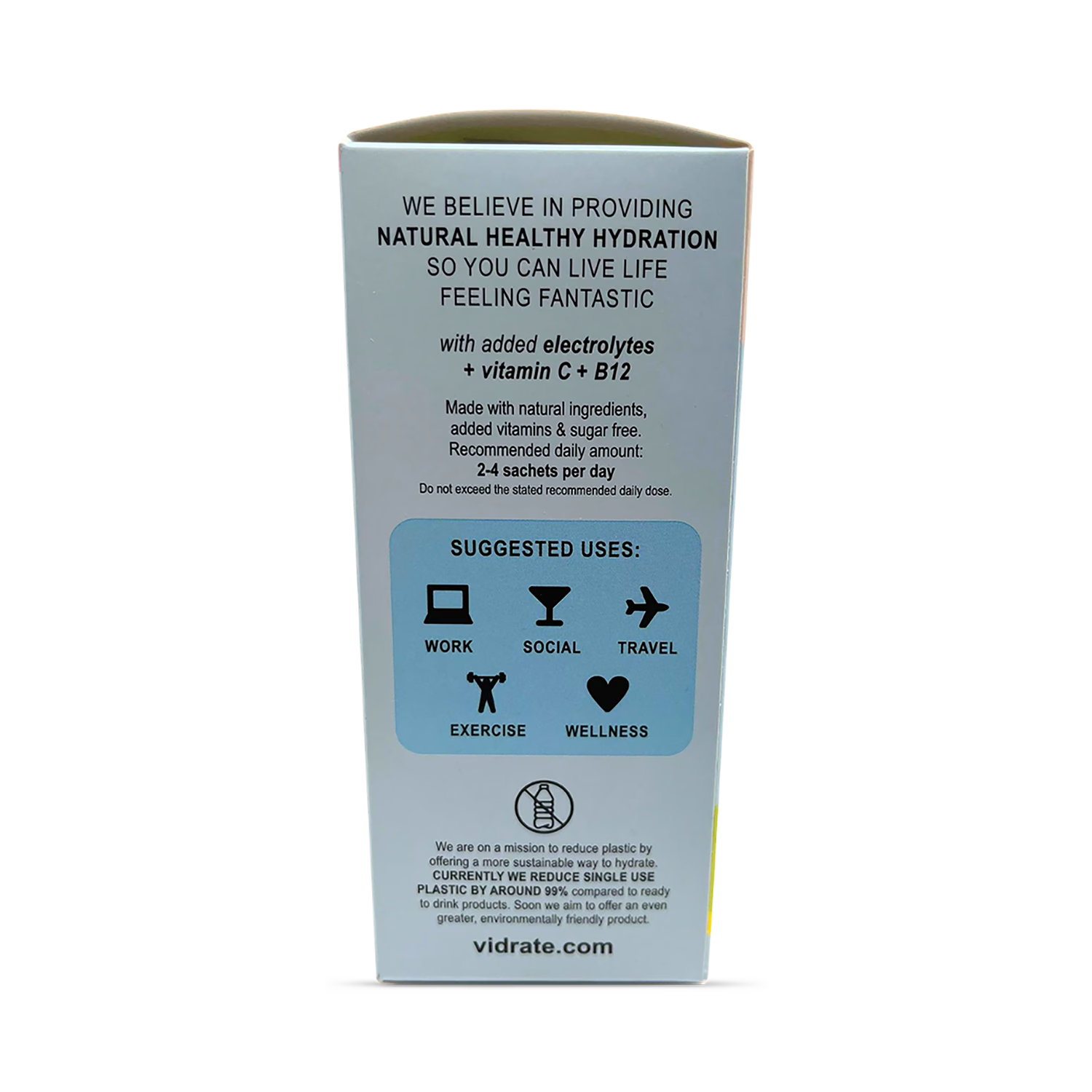 Vidrate hydration variety sachets 12 pack - British product