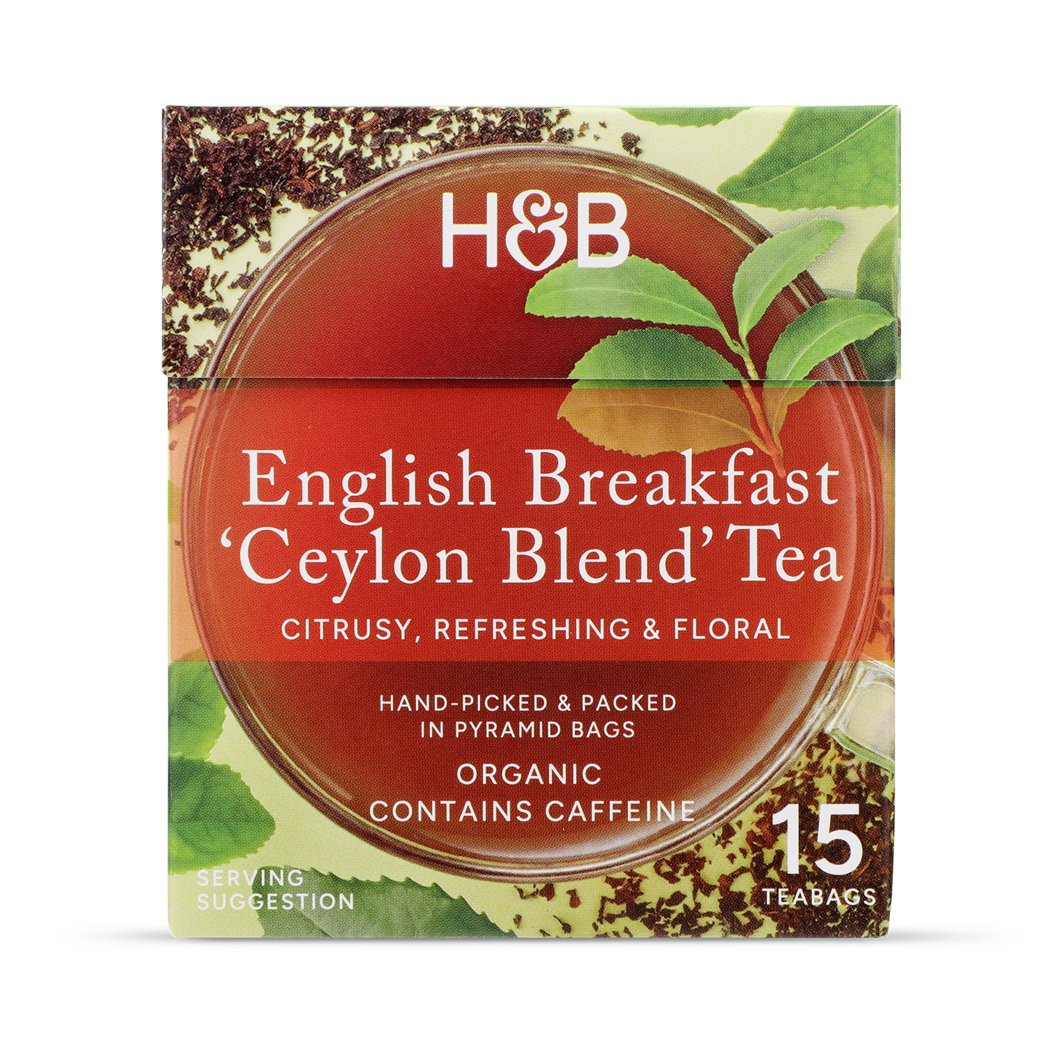 Holland & Barrett English Breakfast tea 15 tea bags, UK version