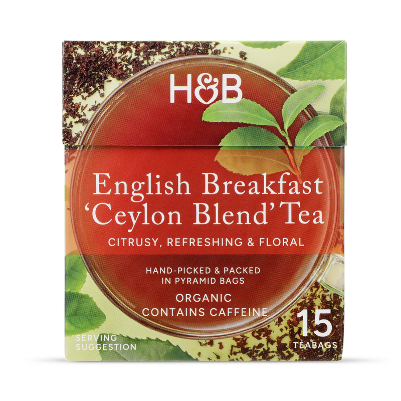 Holland & Barrett English Breakfast tea 15 tea bags, UK version