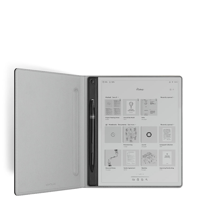 Montblanc digital paper tablet with stylus, interchangeable tips and USB-C cable, imported from the UK