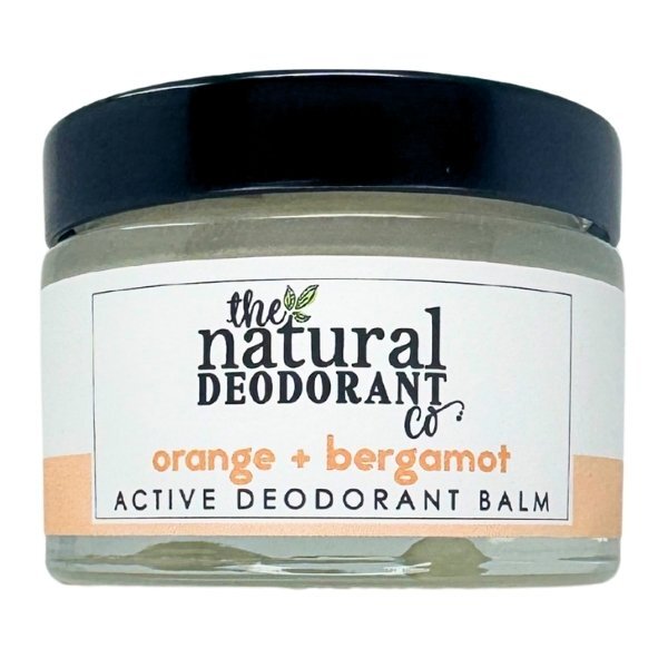 Natural Deo Co. Orange Bergamot Deodorant Balm 55g imported from the UK