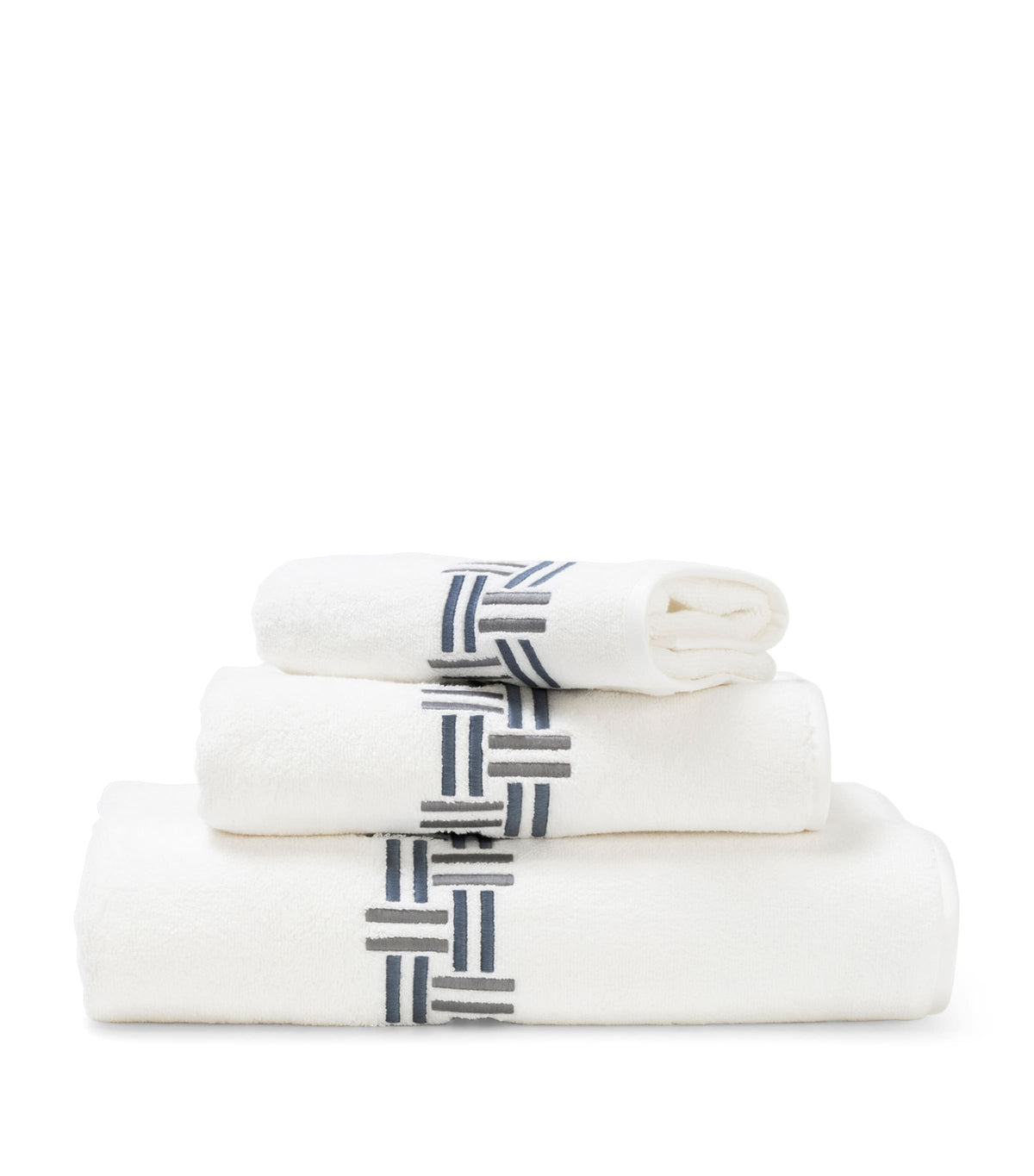 Frette Basket Weave hand towel 60cm x 110cm - British product