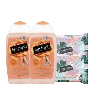 Femfresh Multipack Wipes and Wash GOODS Boots   