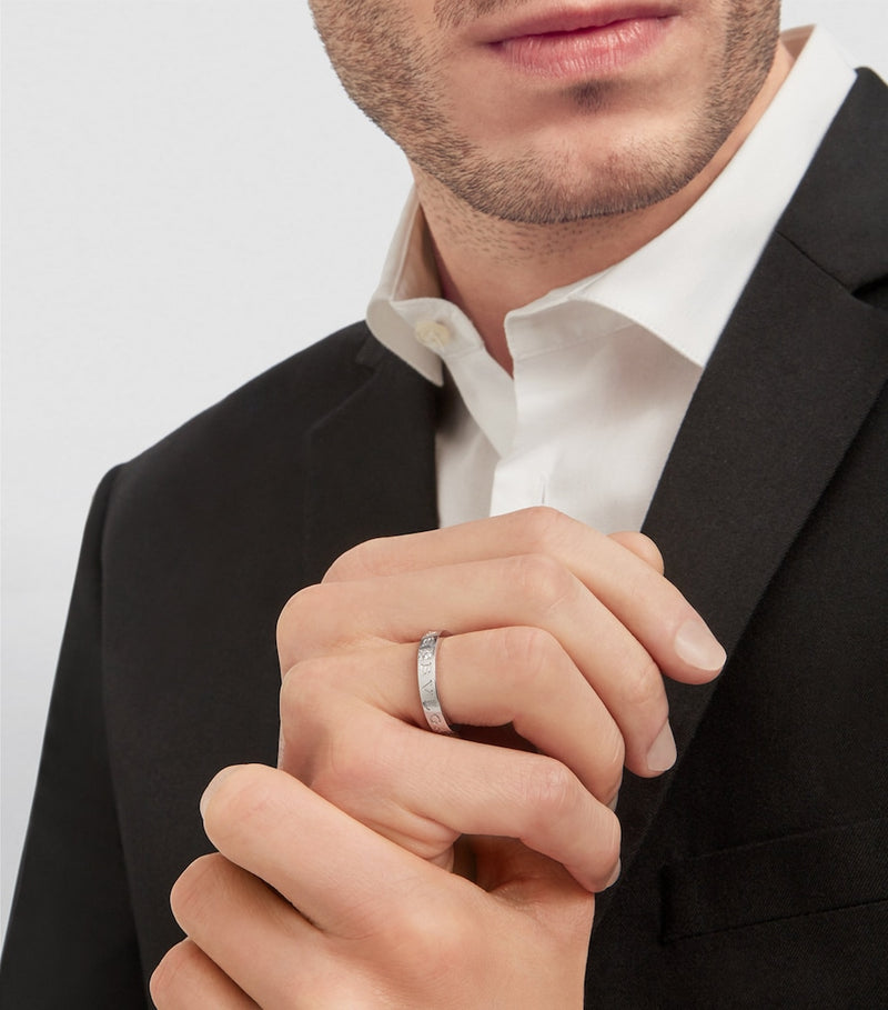 Bvlgari B.zero1 white gold diamond ring (British brand)