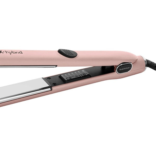 Gamma+ X-Hybrid hair straightener rose gold, imported from the UK