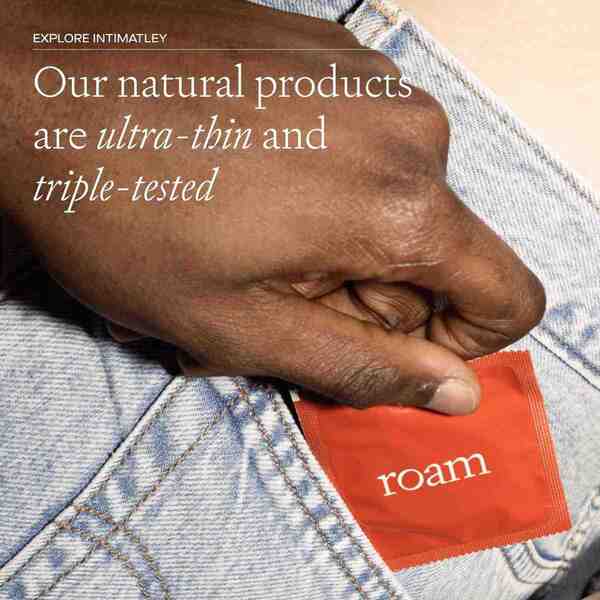 Roam ultra-thin slim fit condoms 12 pack (British brand)