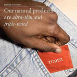 Roam ultra-thin slim fit condoms 12 pack (British brand)
