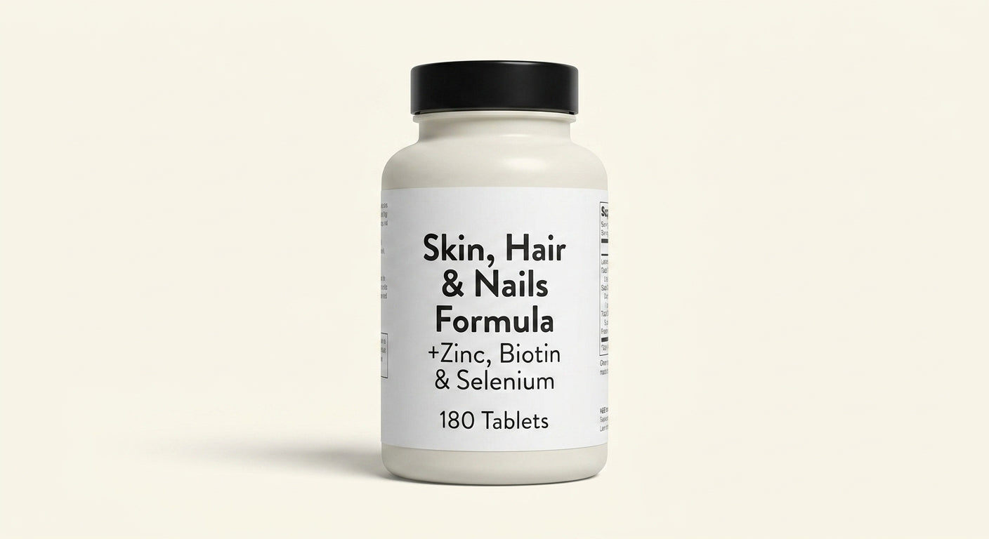 Holland & Barrett Skin Hair Nails Formula 180 Tablets, UK version