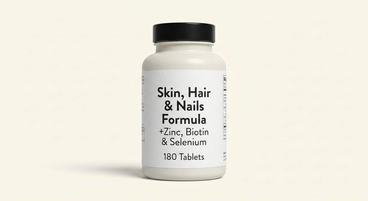Holland & Barrett Skin Hair Nails Formula 180 Tablets, UK version