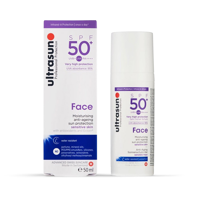 Ultrasun Face SPF 50+ 50ml, imported from the UK