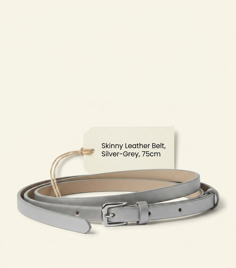 Prada nappa leather metallic belt, Italian luxury, imported from the UK