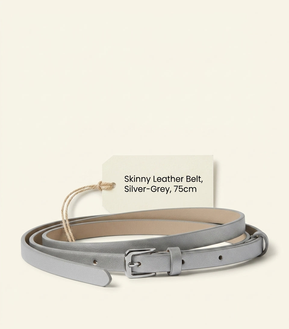 Prada nappa leather metallic belt, Italian luxury, imported from the UK