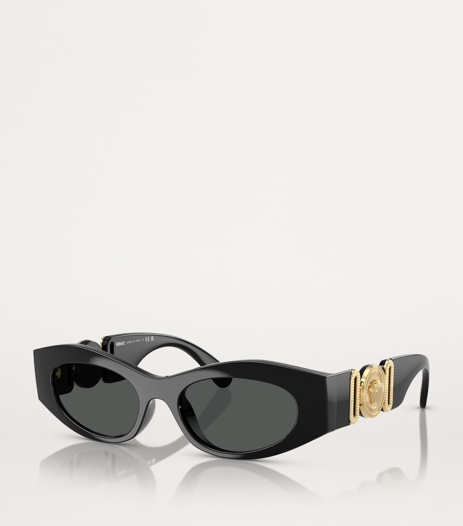 Versace acetate oval sunglasses, UK version