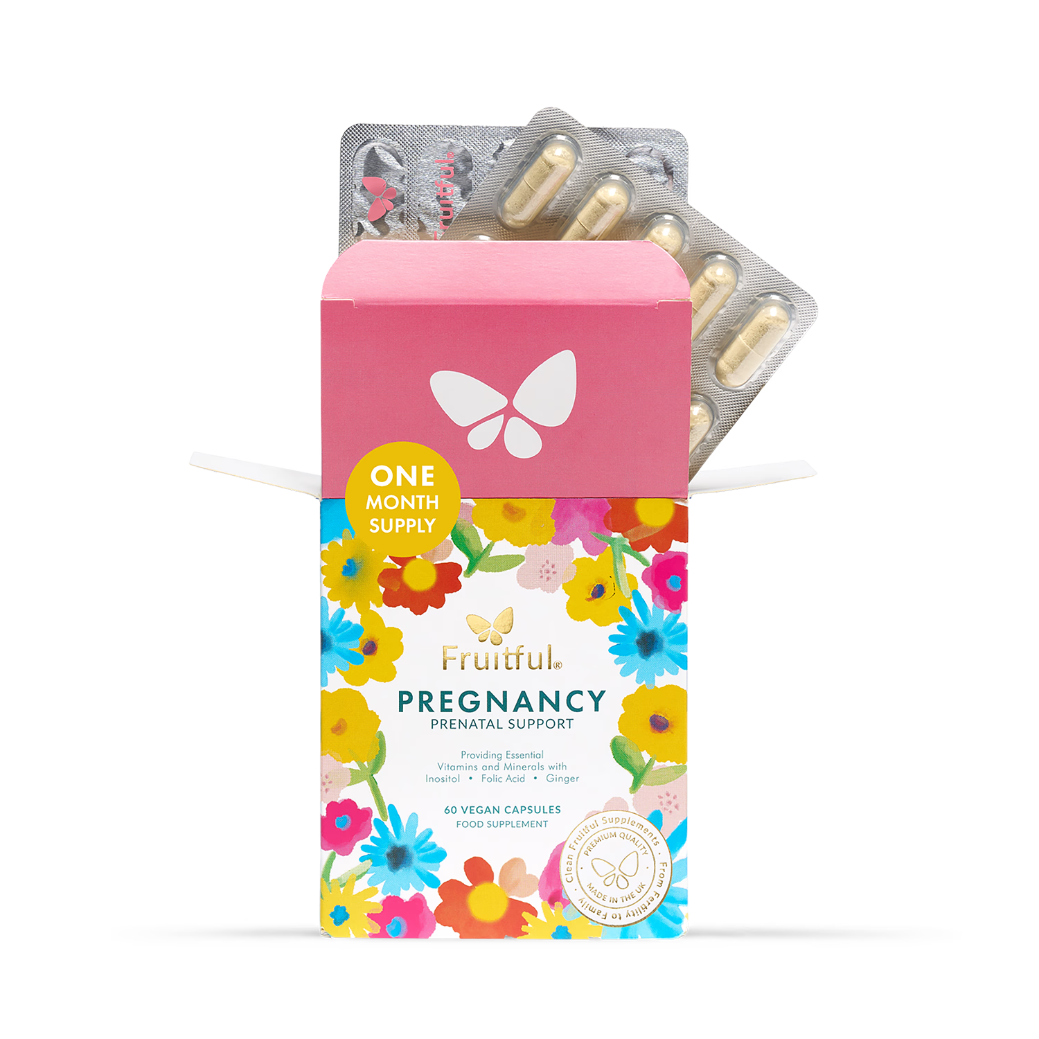 Fruitful Pregnancy Prenatal Formula Capsules 60 - imported from the UK
