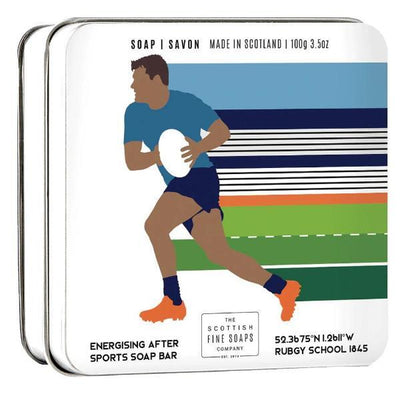 Superdrug Scottish Fine Soaps Energising After Sports Soap Bar Rugby 100g- Buy online at McGrocer