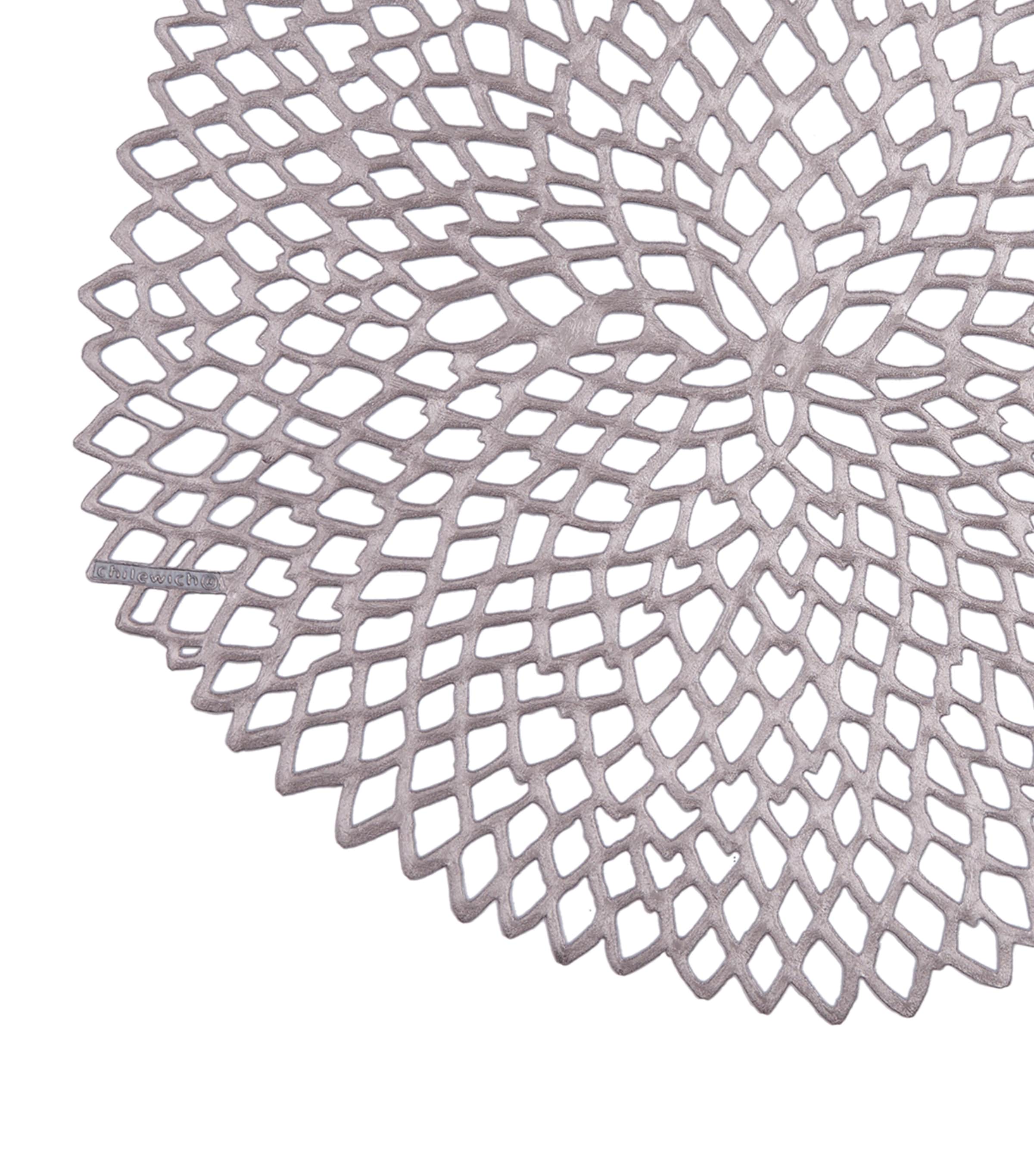 Chilewich Dahlia Round placemat 40cm - British product