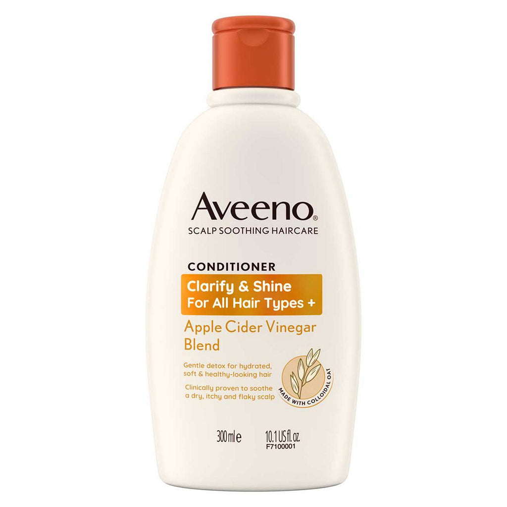 Aveeno Haircare Clarify and Shine+ Apple Cider Vinegar Conditioner 300ml