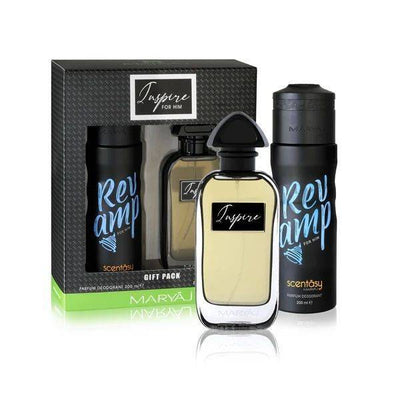 Superdrug Maryaj Inspire 2pcs Fragrance Gift Set for Men 90ml + 200ml- Buy online at McGrocer