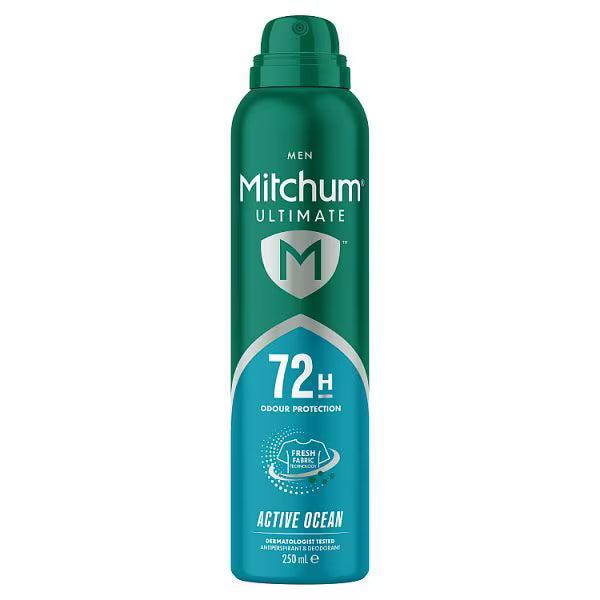 Mitchum Male Ultimate 72H Aerosol 250ml, imported from the UK