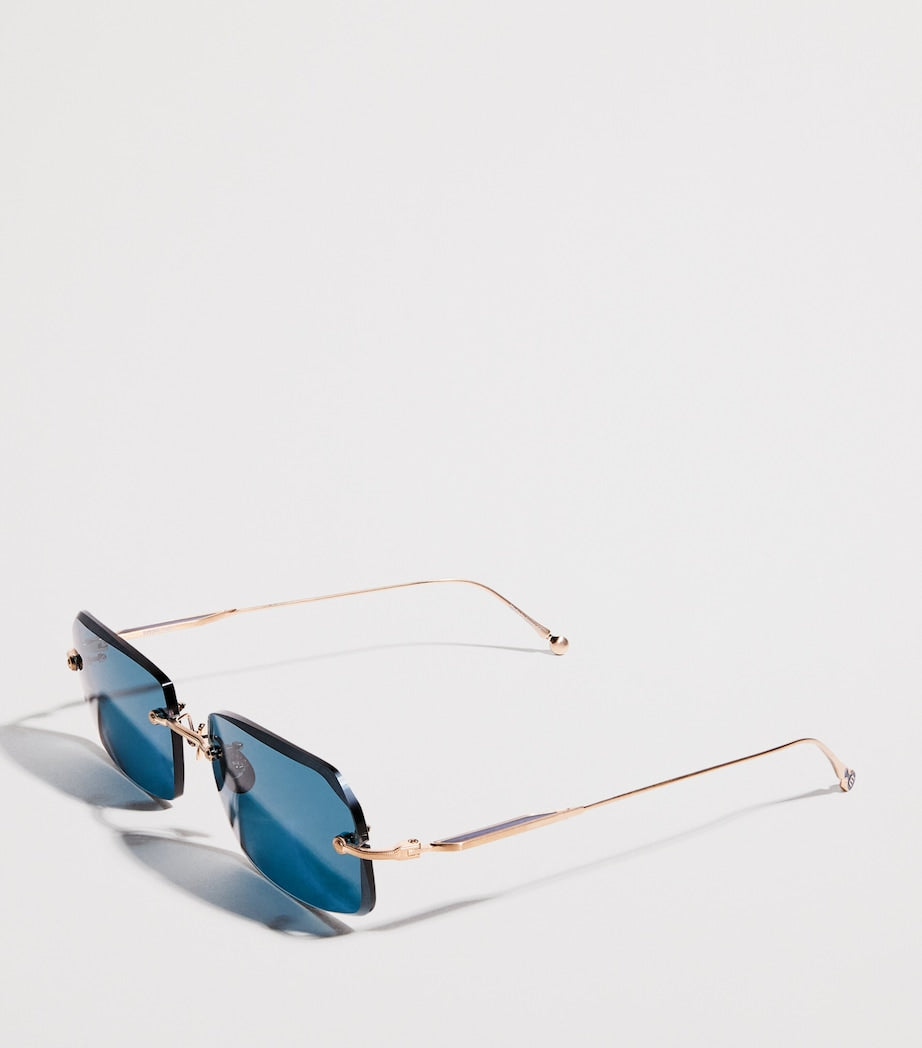 Lunettes de soleil Matsuda M5004 à monture carrée (marque britannique)