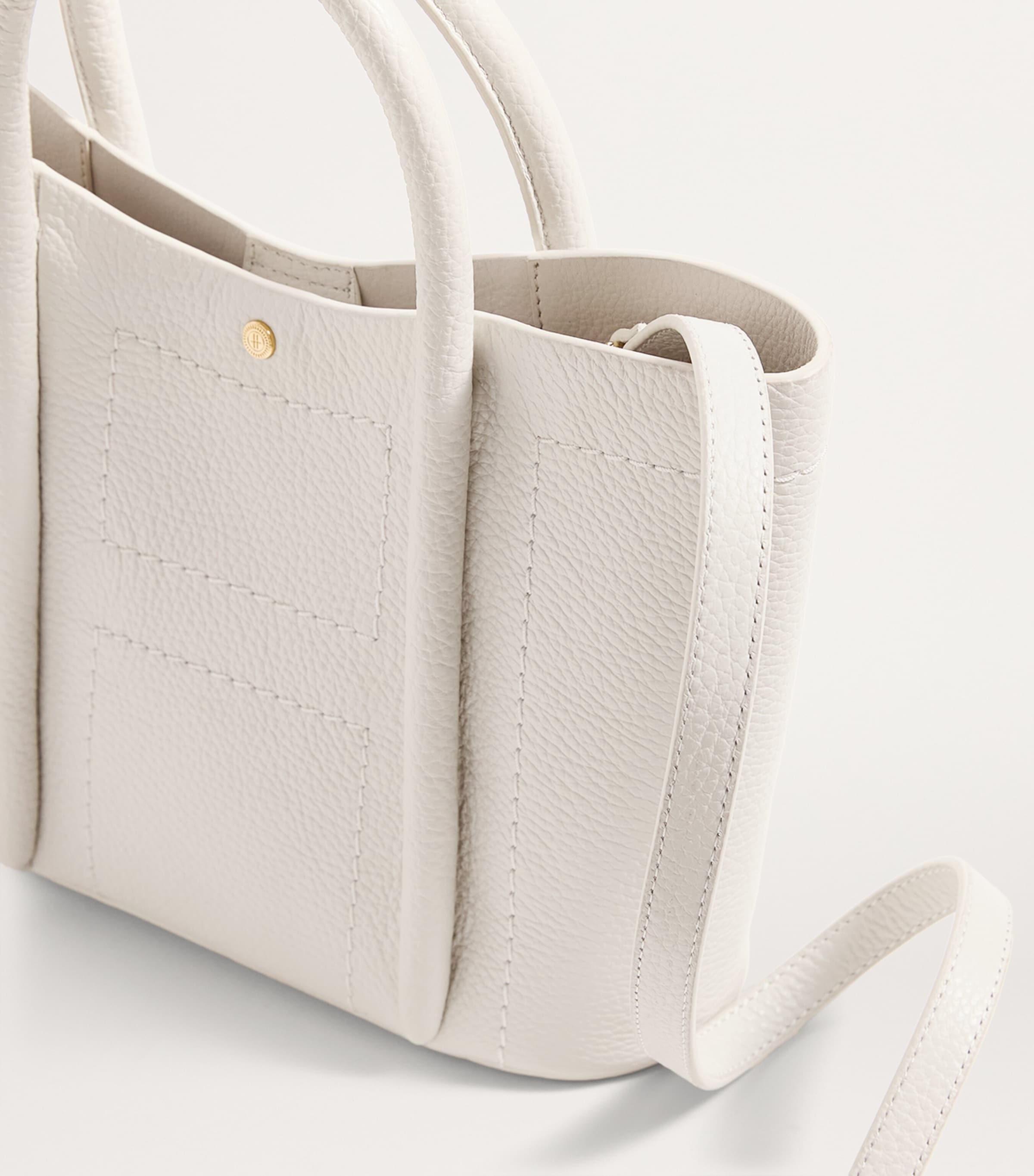 Harrods leather rope tote bag - British product