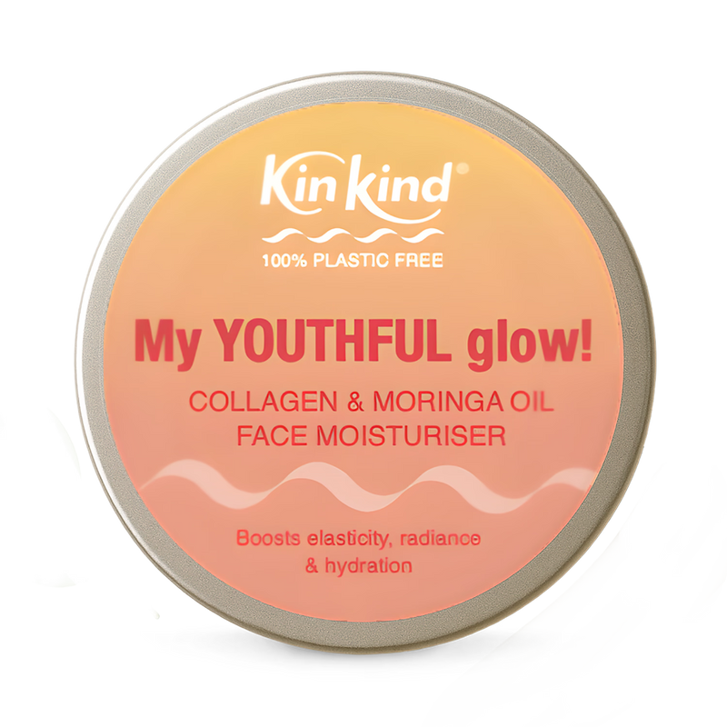 My YOUTHFUL glow collagen and moringa oil face moisturiser, UK version