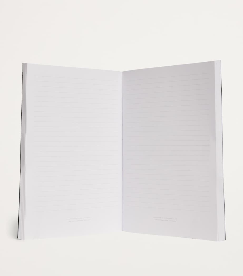 Harrods A5 notebook with logo cover, UK version