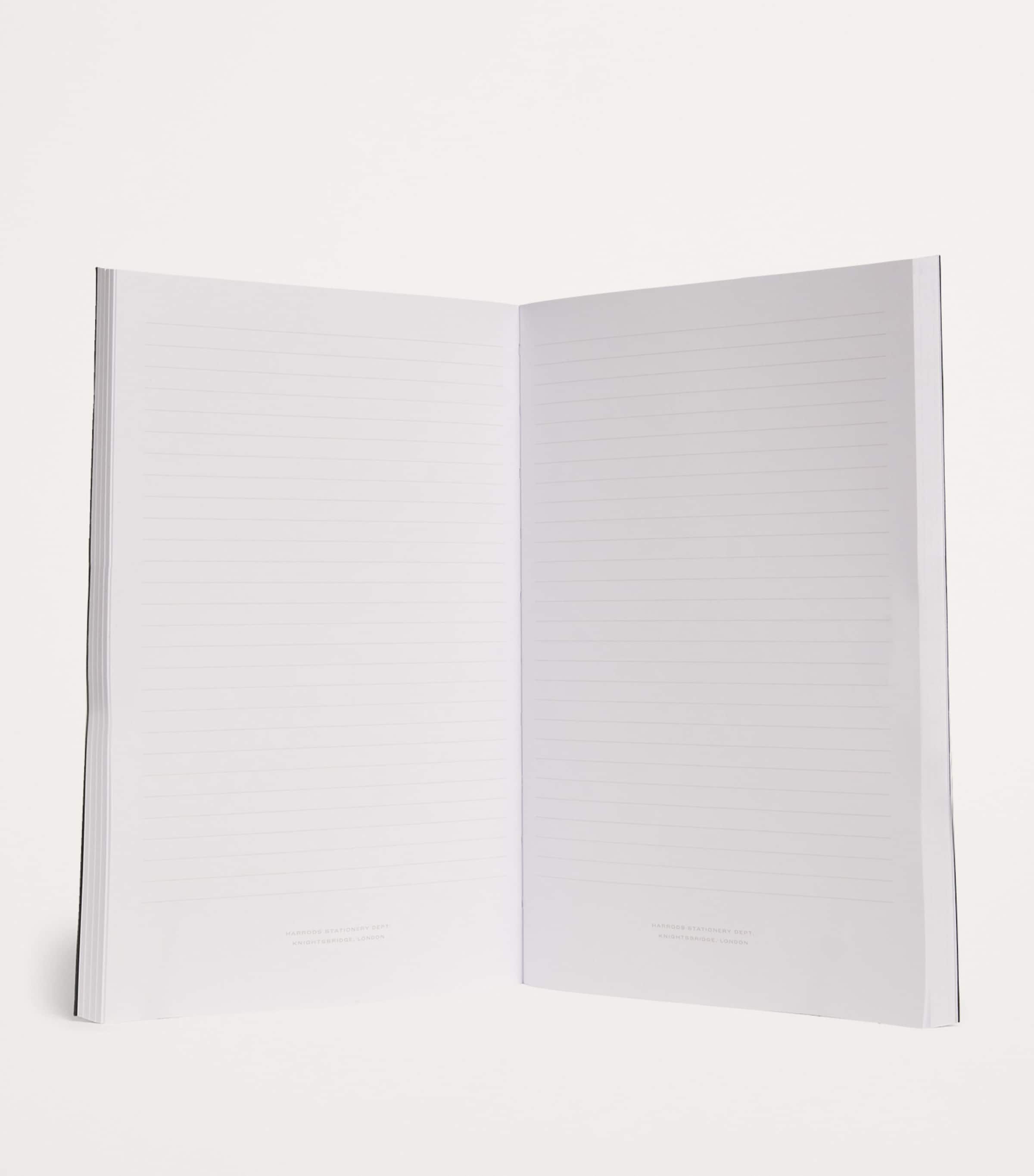Harrods A5 notebook with logo cover, UK version