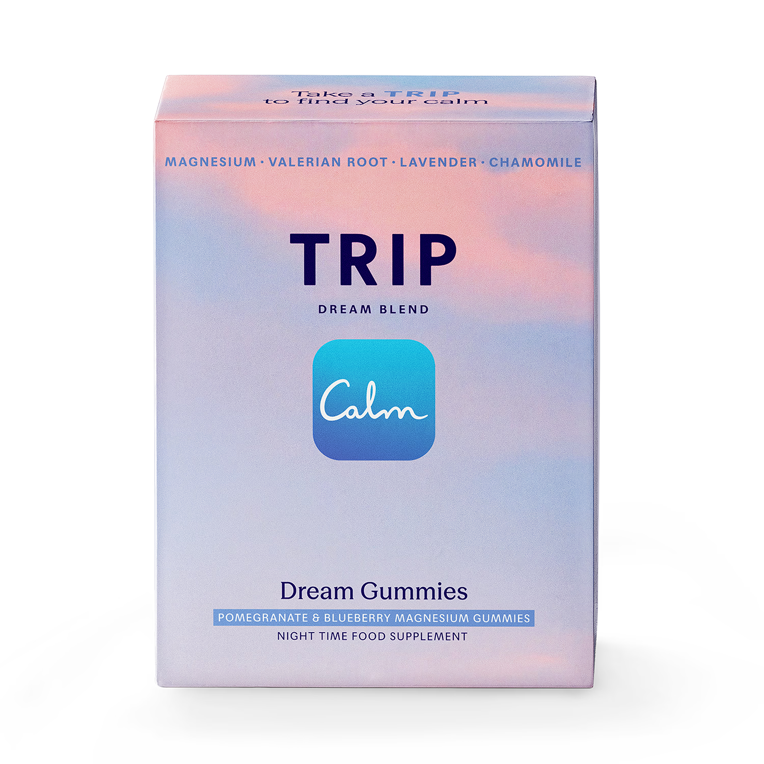 TRIP Dream Sleep Gummies blueberry 60 gummies, UK version
