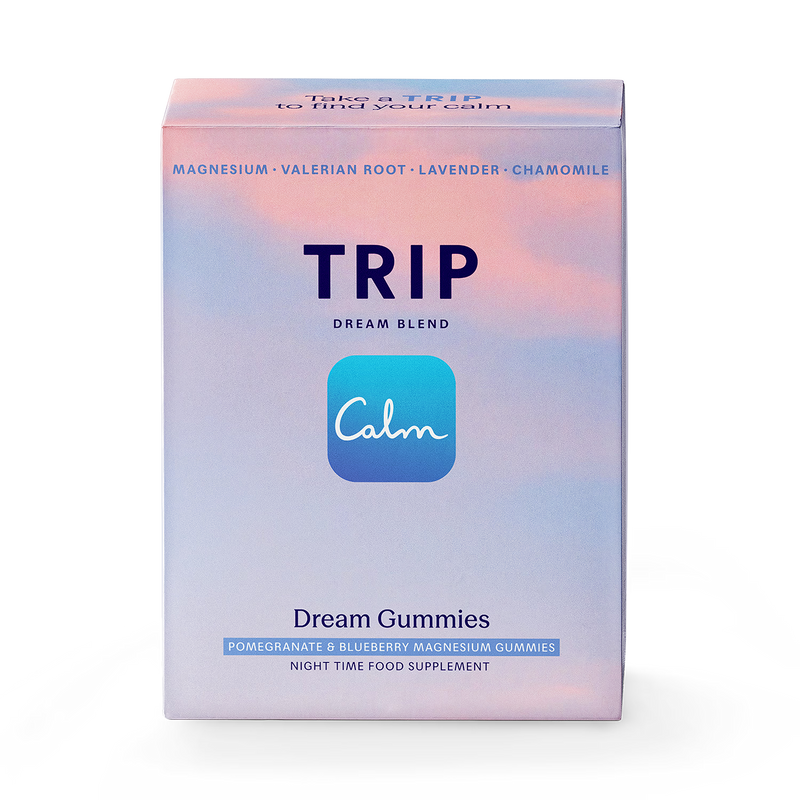 TRIP Dream Sleep Gummies blueberry 60 gummies, UK version