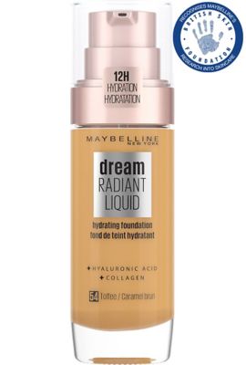 Maybelline Dream Radiant Liquid Hydrating Foundation with Hyaluronic Acid and Collagen GOODS Boots   