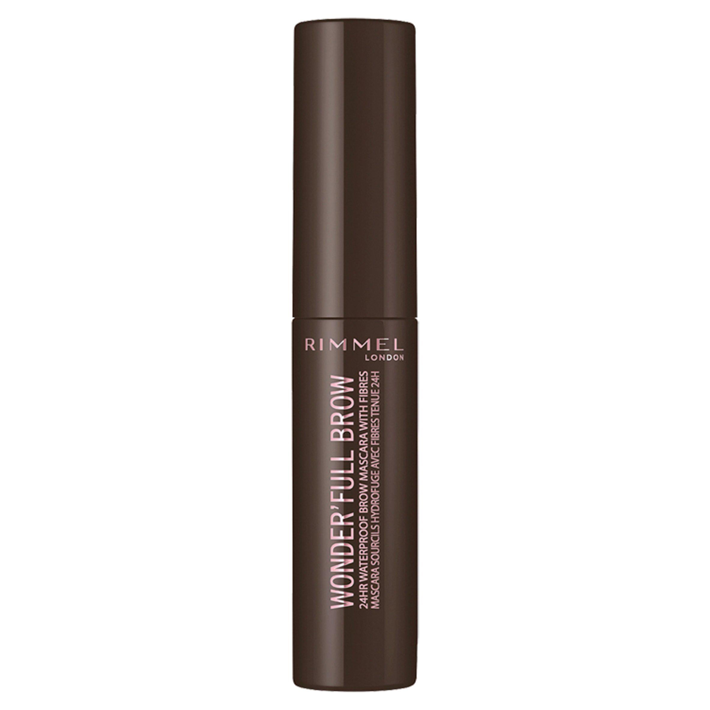 Rimmel London Wonderfull 24 Hour Brow Dark Mascara GOODS Sainsburys   