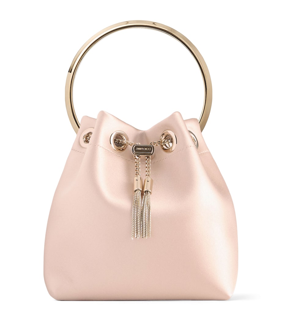 Jimmy Choo Bon Bon satin top-handle bag, UK version