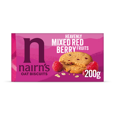Holland & Barrett Nairn's Mixed Berries Oat Biscuits 200g- Buy online at McGrocer