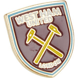 West Ham United FC crest badge metal enamel fastening (British brand)