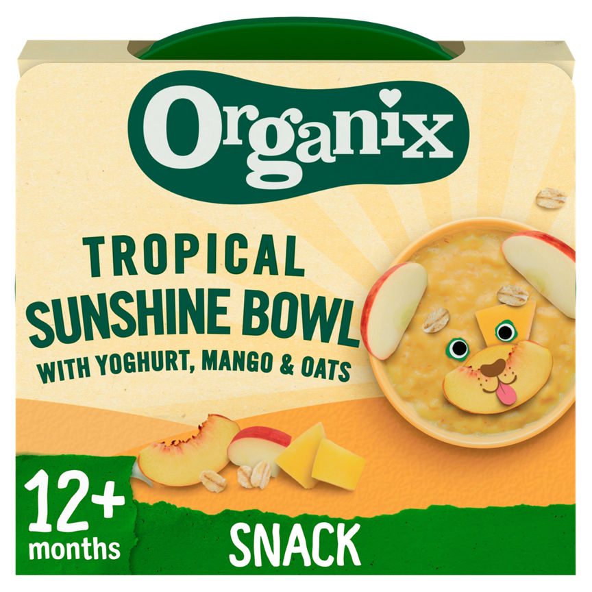 Organix Tropical Sunshine Bowl With Yoghurt, Mango & Oats