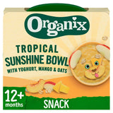 Organix Tropical Sunshine Bowl With Yoghurt, Mango & Oats Baby Food ASDA   