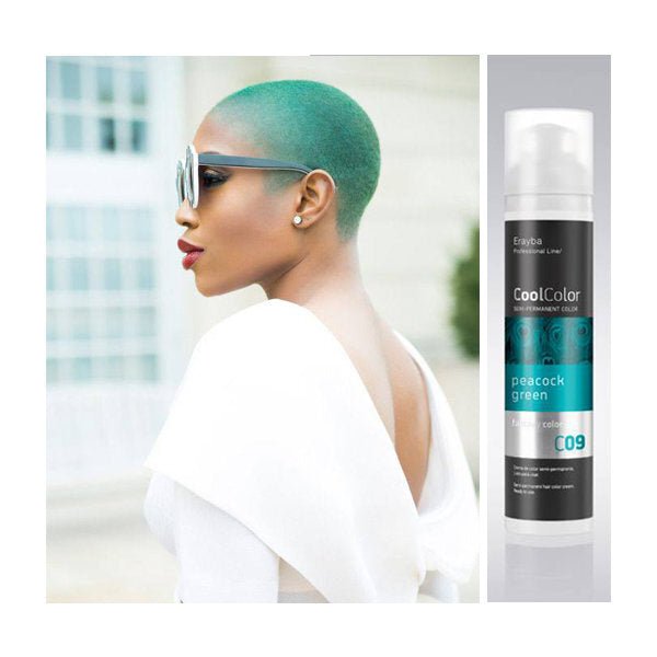 Erayba Cool Colour hair dye green 100ml, UK version
