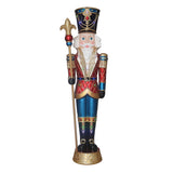 8ft (2.4m) Pre-lit Grand Nutcracker with 42 Colour LED and Music