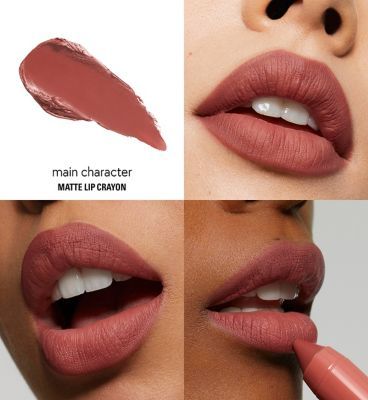 Kylie Cosmetics Matte Lip Crayon GOODS Boots 113 Main Character (Dusty Mauv  