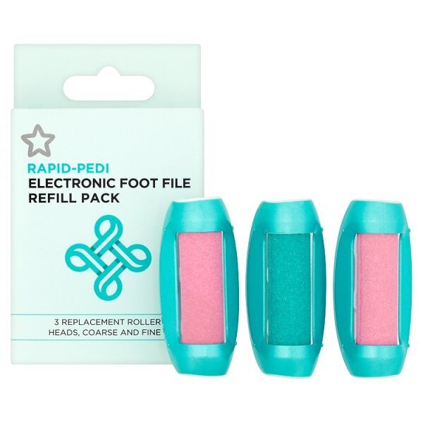 Superdrug Rapid-Pedi Electric Foot File Refill Pack GOODS Superdrug   