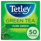 Tetley Pure Green Tea x50 Tea Bags 100g All tea Sainsburys   