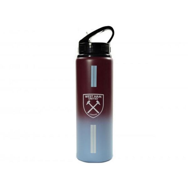 West Ham United FC Fade Aluminium Water Bottle