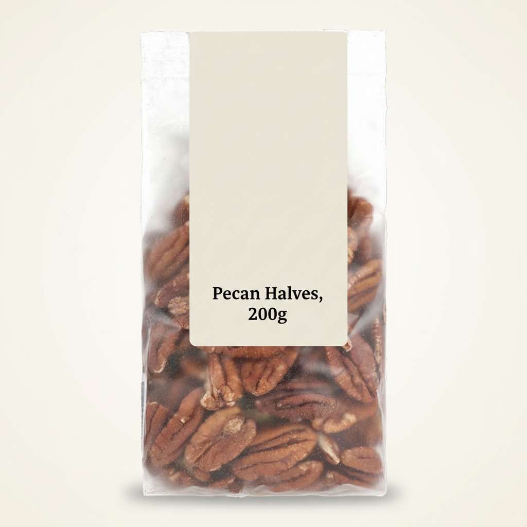 Holland & Barrett Pecan Halves Nuts 200g Pack, UK version