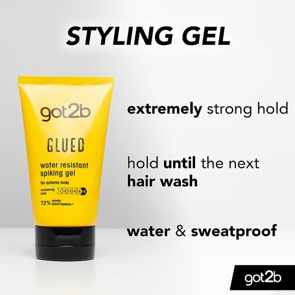 got2b Glued Spiking hair styling gel 150ml, UK version