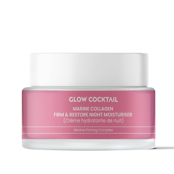 GlowCocktail Marine Collagen night moisturiser 50ml - British product